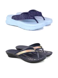 PENNEN Women Multicoloured Thong Flip-Flops