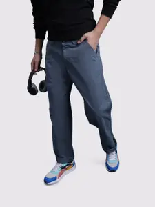 The Roadster Life Co. Men Straight Fit Pure Cotton Chinos