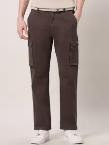 U.S. Polo Assn. Denim Co. Men Regular Fit Mid-Rise Cargos Trousers