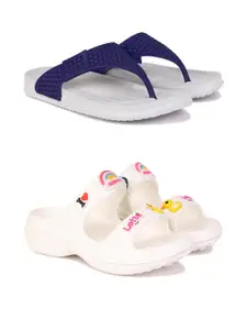 PENNEN Women Multicoloured Thong Flip-Flops