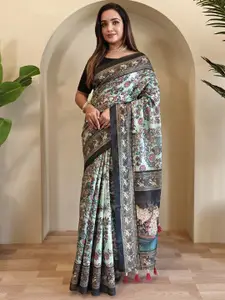 DEVATITHI Ethnic Motifs Silk Cotton Ready to Wear Saree