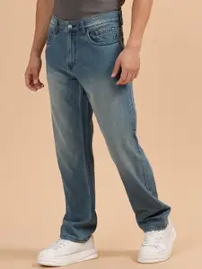 WROGN Men Comfort Relaxed Fit Mid-Rise Light Fade Jeans