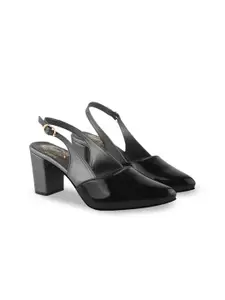 Stylestry Women Block Pumps with Buckles