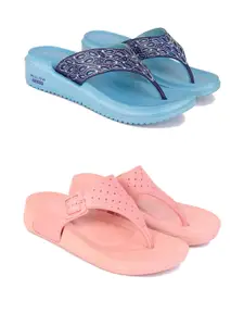 PENNEN Women Multicoloured Thong Flip-Flops