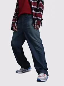 The Roadster Life Co. Men Light Fade Baggy Jeans