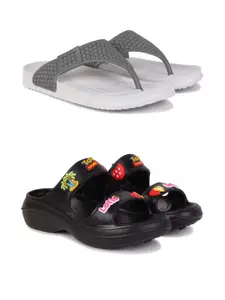 PENNEN Women Multicoloured Thong Flip-Flops