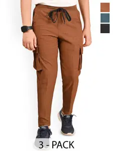 BAESD Boys Pack Of 3 Cargo Style Trackpants