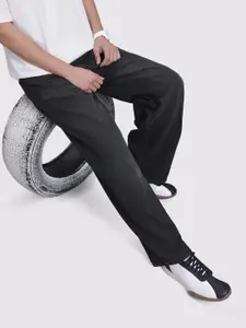 The Roadster Life Co. Men Pure Cotton Wide Leg Light Fade Jeans