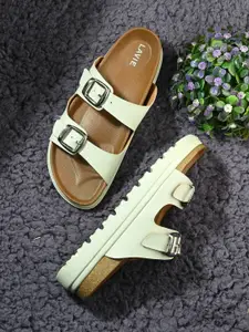 Lavie Women Open Toe Flats with Buckles Flats