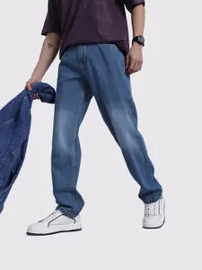 The Roadster Life Co. Men Straight Fit Light Fade Jeans