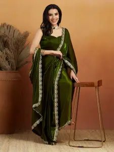 RACHNA Aari Work Tissue Saree