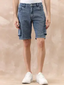Iconic Men Regular Fit Denim Shorts