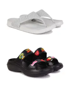 PENNEN Women Multicoloured Thong Flip-Flops