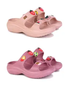 PENNEN Women Multicoloured Thong Flip-Flops