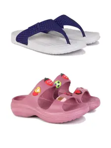 PENNEN Women Multicoloured Thong Flip-Flops