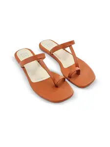POSTCARD Women One Toe Flats