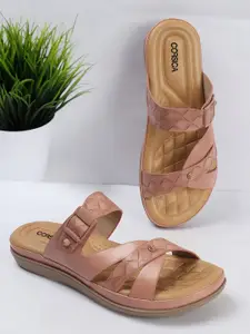 CORSICA Women Round Toe Open Toe Flats