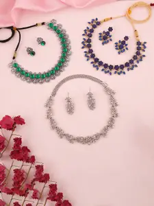 Anouk Gold-Plated Earring & Necklace Set