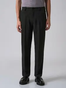 Banana Club Men Black Relaxed Fit Trouser