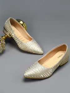 CORSICA Embellished Party Block Pumps with Laser Cuts