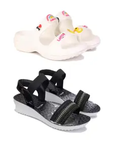 PENNEN Women Multicoloured Thong Flip-Flops