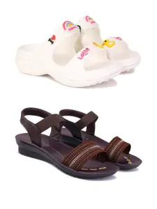 PENNEN Women Multicoloured Thong Flip-Flops