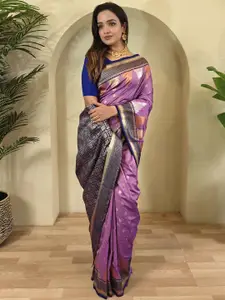 DEVATITHI Ethnic Motifs Silk Blend Saree