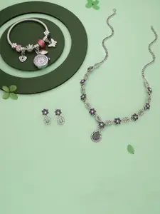 Anouk Gold-Plated Bracelet & Necklace Set