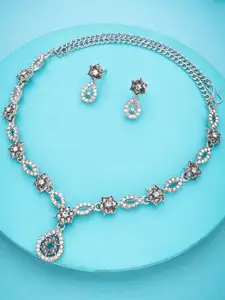 Anouk Gold-Plated Earring & Necklace Set