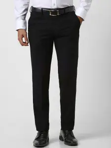 Van Heusen Men Mid Rise Slim Fit Formal Trousers