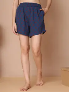 TAG 7 Abstract Printed Lounge Shorts