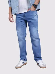 The Roadster Life Co. Men Light Fade Regular Fit Stretchable Jeans