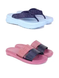 PENNEN Women Multicoloured Thong Flip-Flops