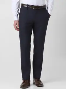 Van Heusen Men Solid Slim Fit Formal Trousers
