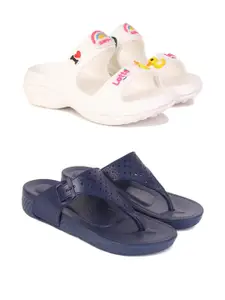 PENNEN Women Multicoloured Thong Flip-Flops