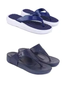 PENNEN Women Multicoloured Thong Flip-Flops