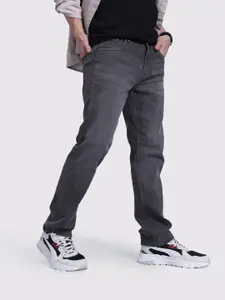 The Roadster Life Co. Men Regular Fit Light Fade Stretchable Jeans