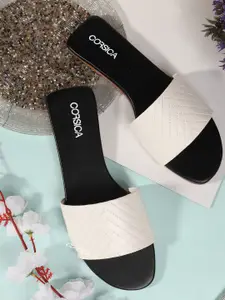 CORSICA Women PU Open Toe Casual Flats