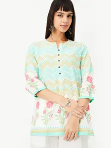max Women Floral Printed A-Line Kurtis