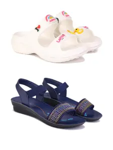 PENNEN Women Multicoloured Thong Flip-Flops