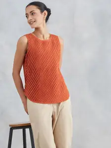 Fabindia Self Design Cotton Top