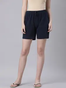 TWIN BIRDS Women Mid-Rise Cotton Lounge Short