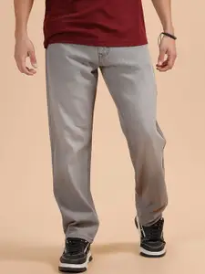 WROGN Men Comfort Relaxed Fit Mid-Rise Light Fade Jeans