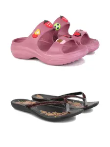 PENNEN Women Multicoloured Thong Flip-Flops