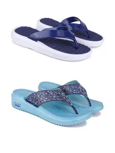 PENNEN Women Multicoloured Thong Flip-Flops