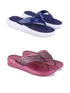 PENNEN Women Multicoloured Thong Flip-Flops