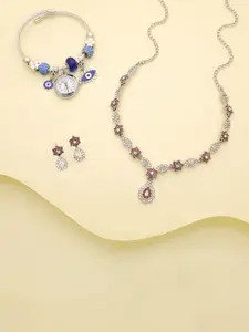 Anouk Gold-Plated Bracelet & Necklace Set