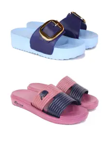 PENNEN Women Multicoloured Thong Flip-Flops