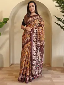 DEVATITHI Women Ethnic Motifs Silk Cotton Saree