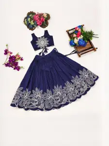 Shoryam Fashion Girls Art Silk Ready to Wear Lehenga Choli